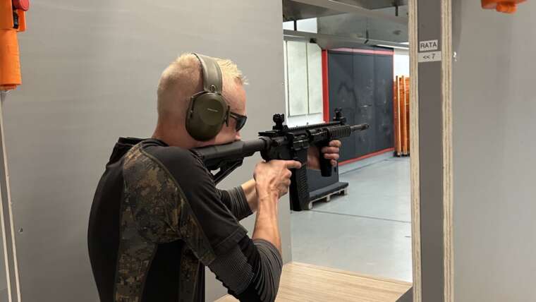 Omega Centerissä on laaja valikoima aseita